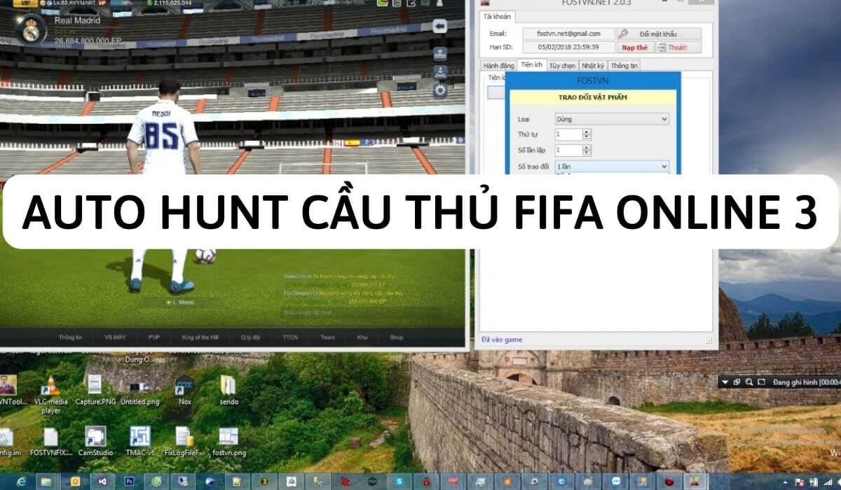 Auto hunt cầu thủ FIFA Online 3 | Khám phá chi tiết
